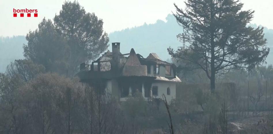 Agents Rurals investigan si el incendio en Bages fue una negligencia o una acción intencionada