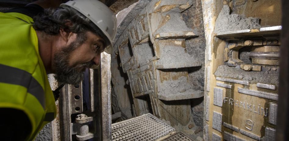 La tuneladora de la línea 9 avanza a velocidad de crucero