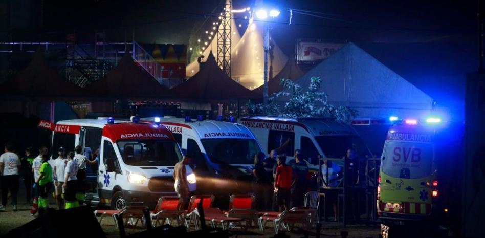 Tragedia en el Medusa Festival: al menos un muerto y 40 heridos al derrumbarse parte del escenario