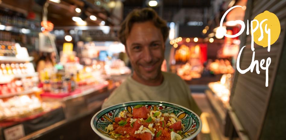 La ensalada de sandía y queso feta más refrescante de Gipsy Chef