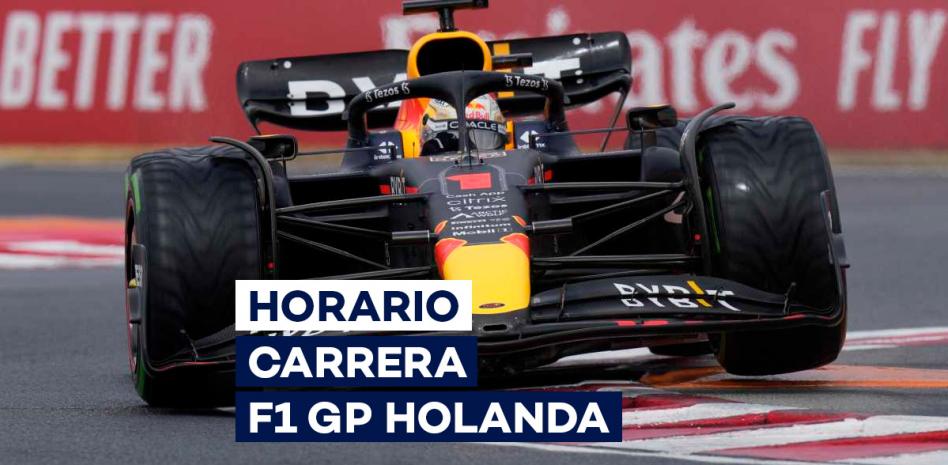 F1 | Horario y dónde ver hoy la carrera por TV del GP Holanda 2022
