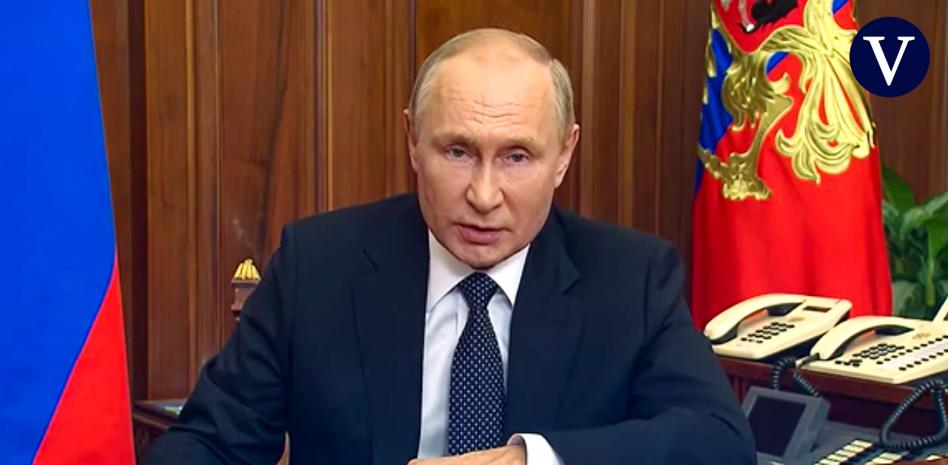 Putin anuncia una movilización de 300.000 reservistas para contener el avance de Ucrania