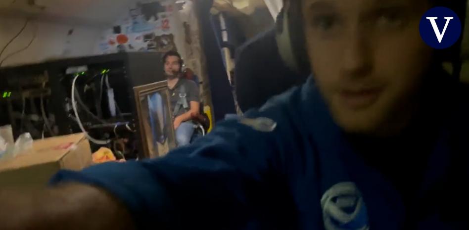 Así se vio el ojo del huracán 'Ian' desde un avión