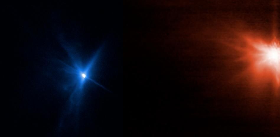 Así fue el impacto de la sonda DART contra el asteroide