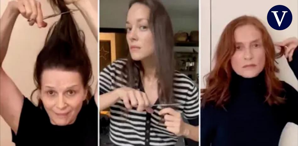 Actrices y cantantes francesas se cortan el pelo en solidaridad con las mujeres iraníes