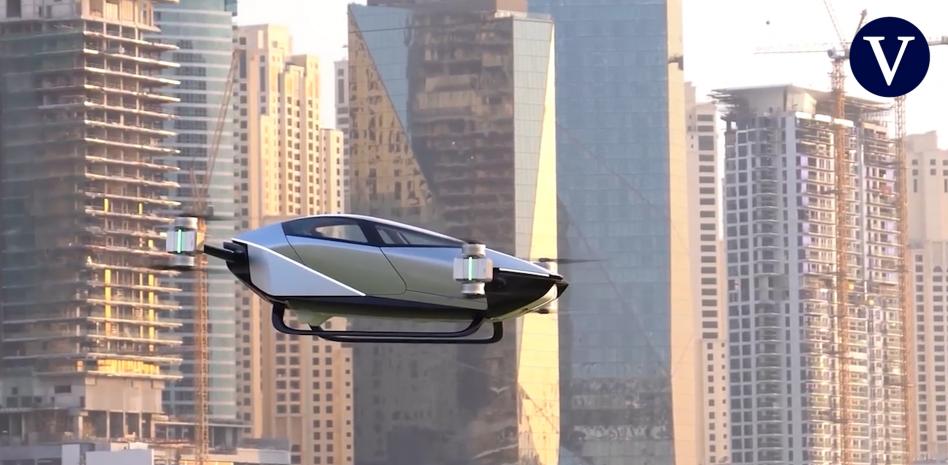 El “coche” volador chino realiza su primer vuelo público en Dubái