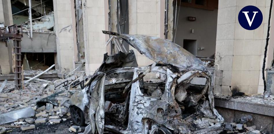 Un misil ucraniano destruye la sede de los separatistas prorrusos en Donetsk