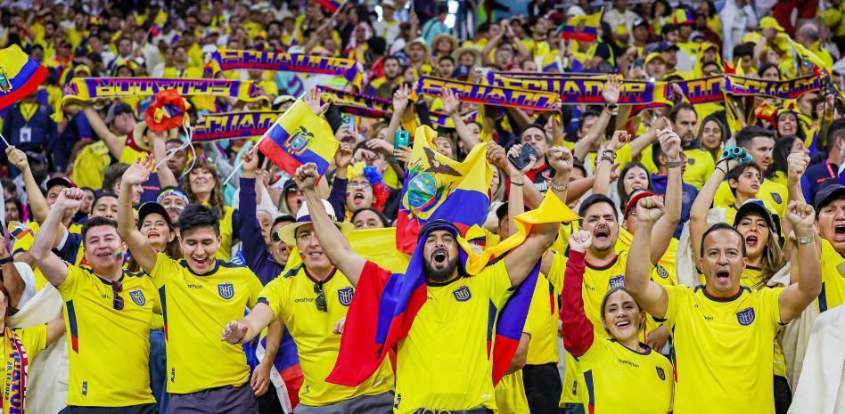 "Queremos cerveza": el cántico de los aficionados de Ecuador en el partido inaugural del Mundial