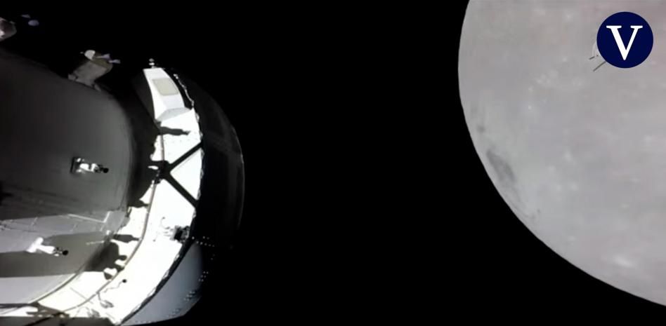 La nave Orión de la misión Artemis 1 llega a la Luna