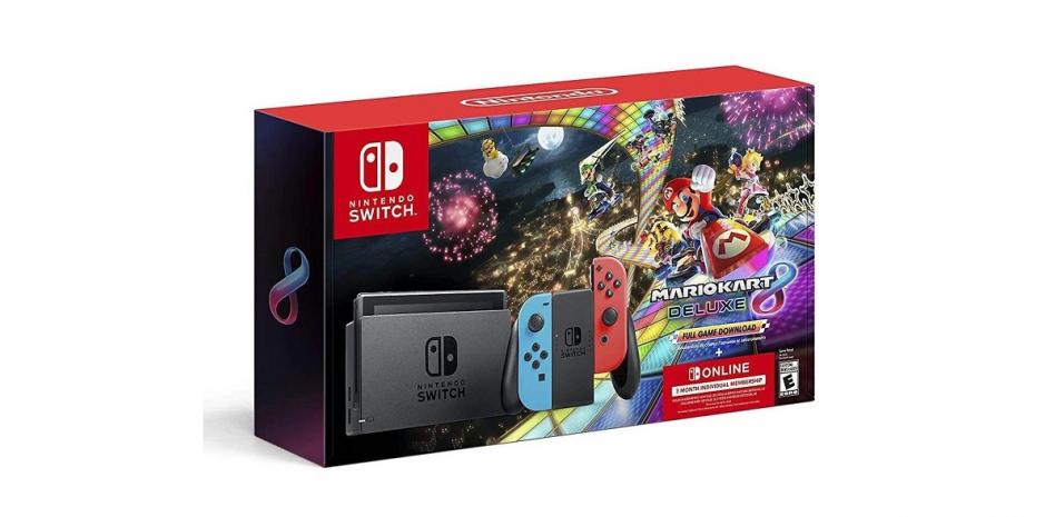 Oferta imprescindible Black Friday: Nintendo Switch con juego Mario Kart + 3 meses servicio online por 299,90€