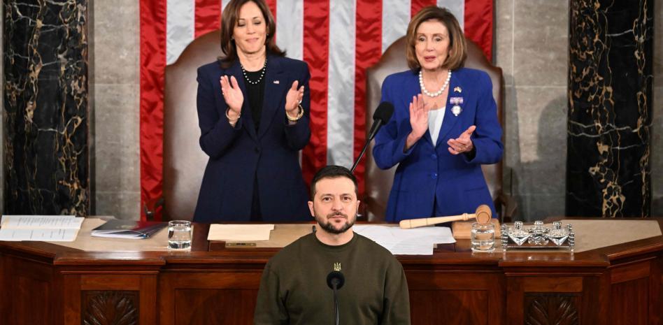 Zelenski en el Capitolio: "No nos rendiremos jamás"