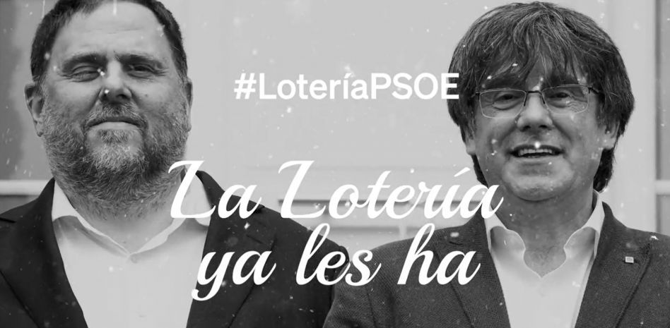 El Gordo de Navidad le ha tocado a "sediciosos, malversadores y agresores sexuales", dice el PP