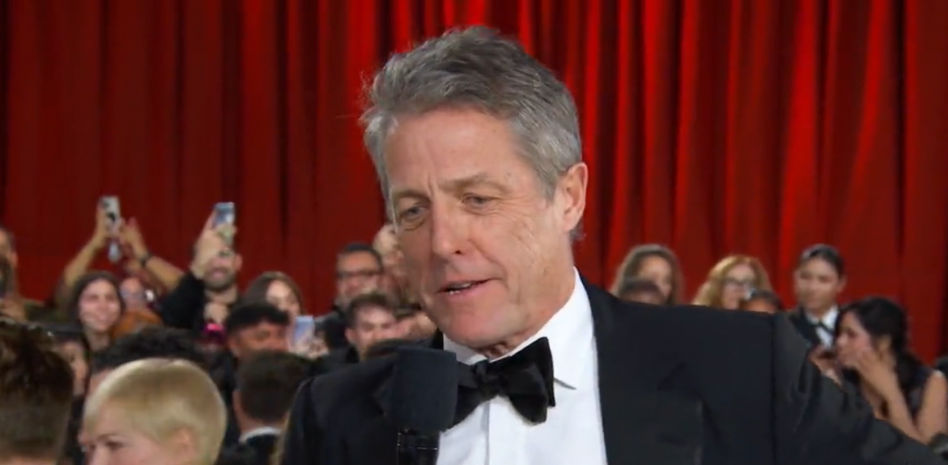 La "vergonzosa" entrevista de Hugh Grant en los Oscar: "Lo más incómodo desde la bofetada de Will Smith"