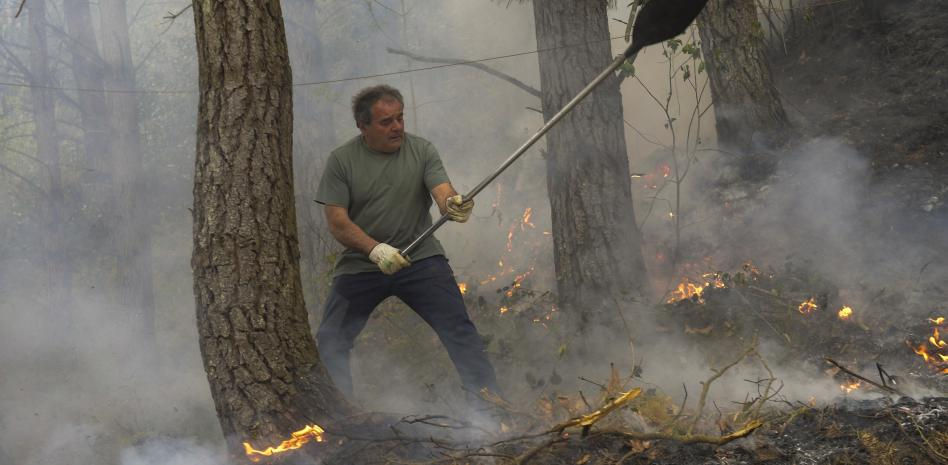 Cerca de cien "incendios provocados sin precedentes" azotan Asturias