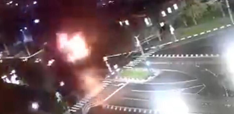 Así fue la explosión del misil que Moscú disparó por error contra una ciudad rusa