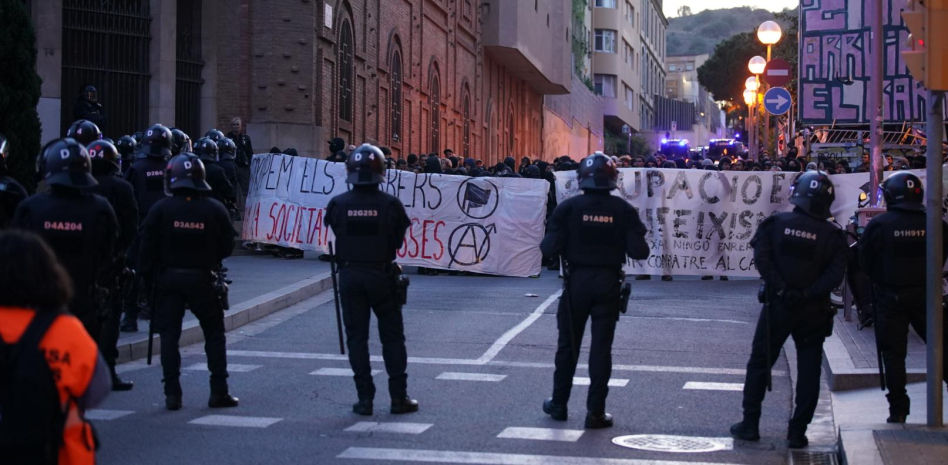 Tensión okupa en la parte alta de Barcelona