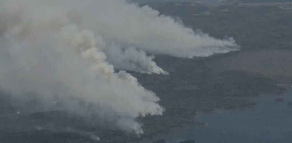 El este de Canadá vive uno de sus peores incendios forestales