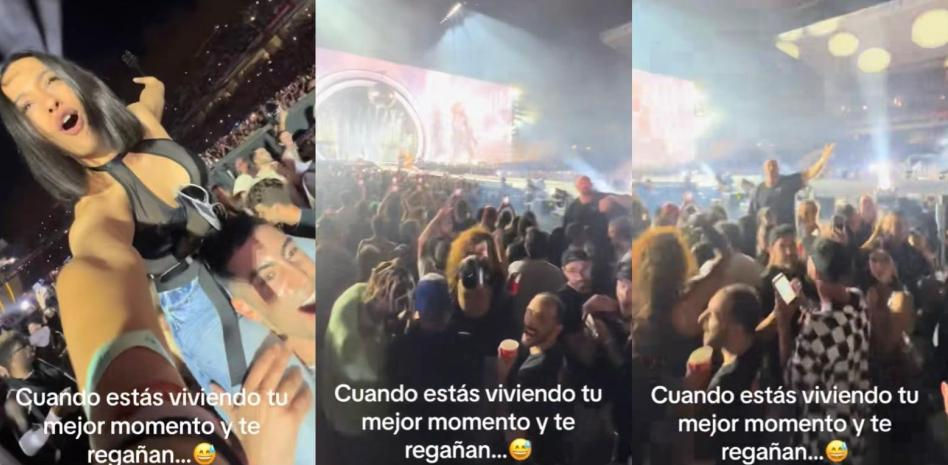 Chanel la lía en el concierto de Beyoncé y seguridad tiene que intervenir