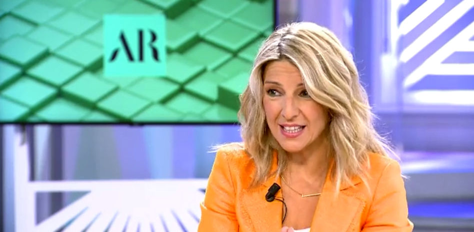 Yolanda Díaz asegura que el referéndum en Catalunya "no está encima de la mesa"