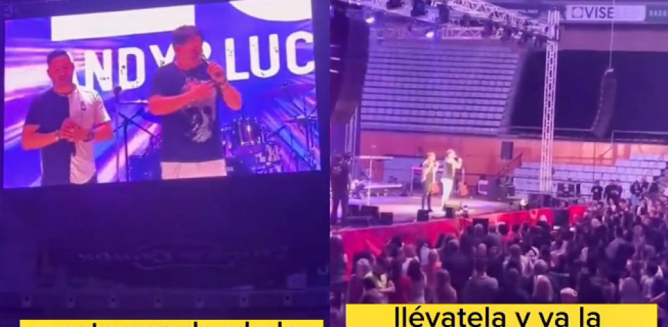 Andy y Lucas suspende su concierto en pleno directo por problemas con el sonido: “Nos estamos comiendo un marrón”
