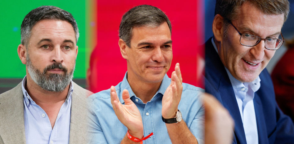 Abascal, Sánchez y Feijóo comparecen tras la ronda de consultas con el Rey, en streaming