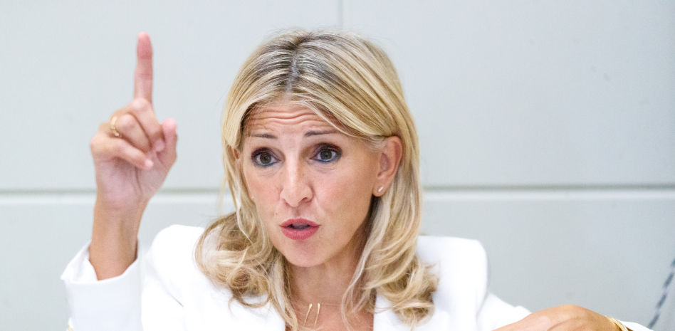 Yolanda Díaz: “La amnistía sólo puede salir de un pacto histórico, sin unilateralidad”