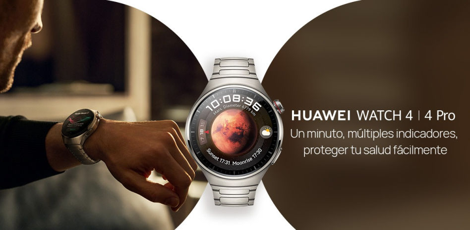 Consigue el nuevo Huawei Watch GT 4 con auriculares, correa y extensión de garantía gratis