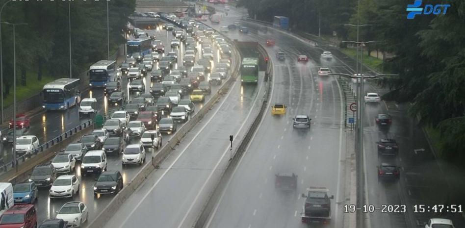 La borrasca ‘Aline’ provoca inundaciones y problemas de movilidad en el centro y el sur