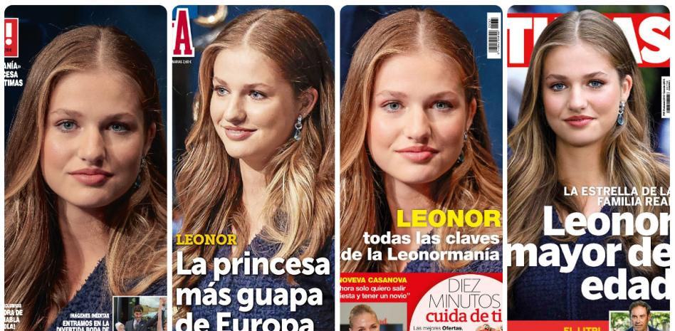La princesa Leonor acapara las portadas