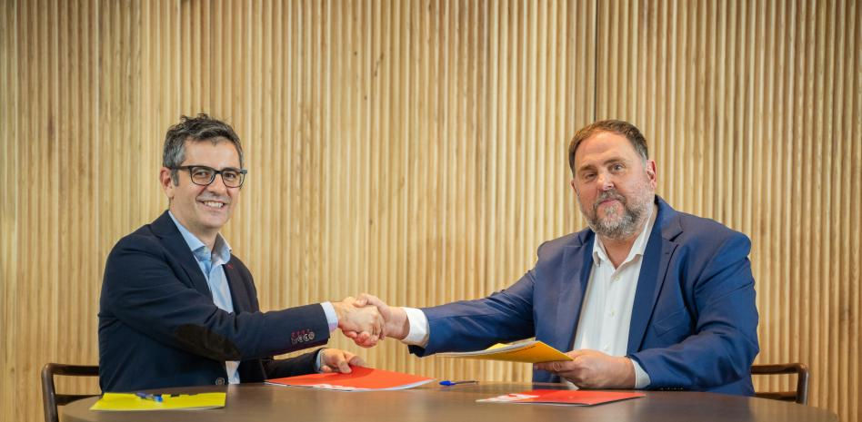 ERC sella el acuerdo para investir a Sánchez tras pactar la amnistía y el "traspaso integral" de Rodalies