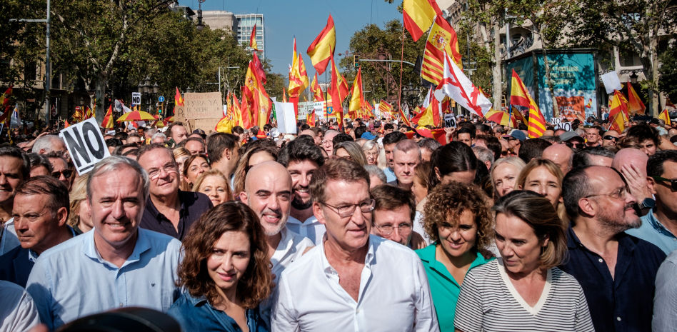Manifestación contra la amnistía en Madrid, en streaming