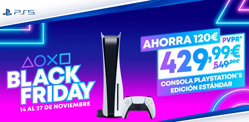 ¡Ofertas Black Friday de PlayStation! Descuentos en juegos, consolas y bundles