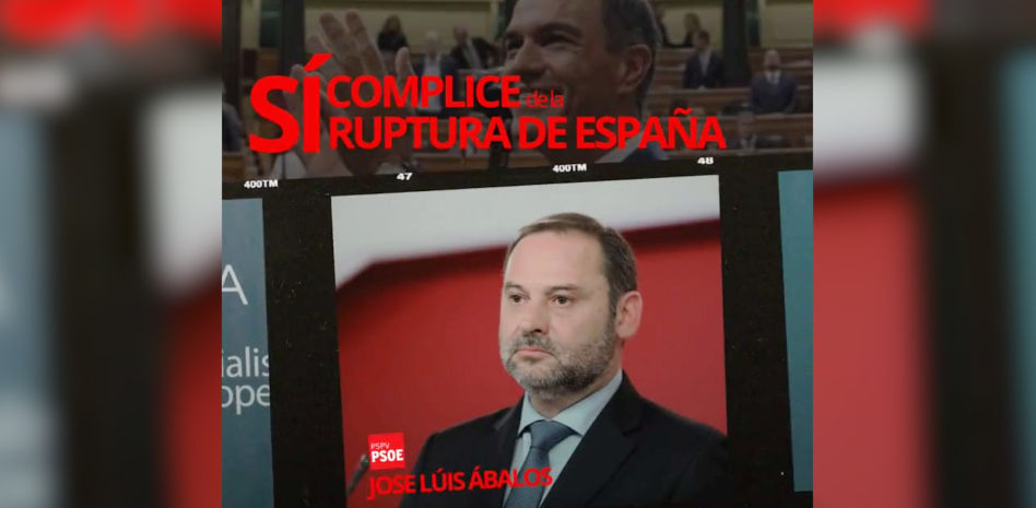 PSPV y Compromís llevan a la fiscalía un vídeo del PP que "señala" a sus diputados del Congreso