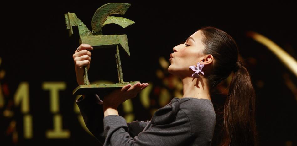 Úrsula Corberó gana el Ondas por ‘El cuerpo en llamas’: “Me lo dedico a mí por ser tan trabajadora, tan valiente y tan maja”