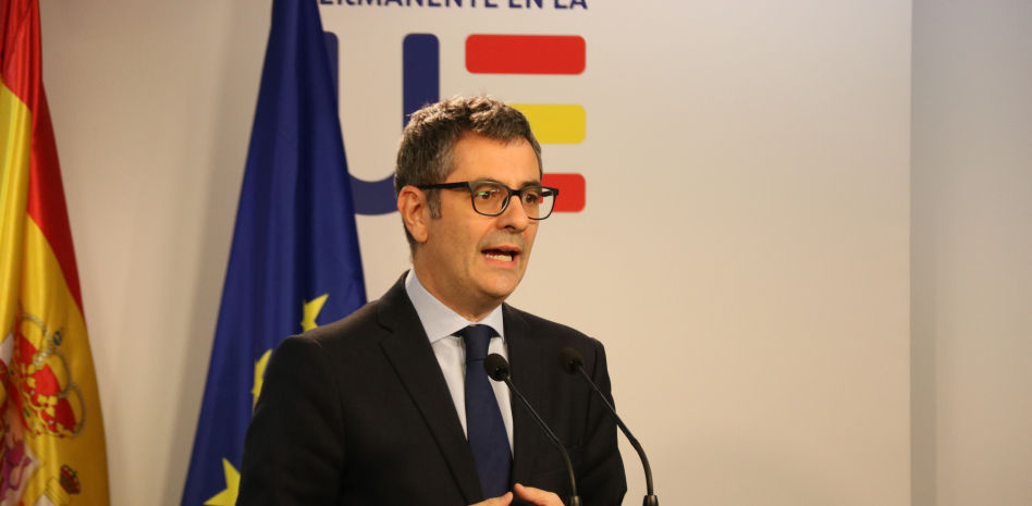 Bolaños ve "cero preocupación" en Bruselas por la amnistía pero "máxima inquietud" por el CGPJ