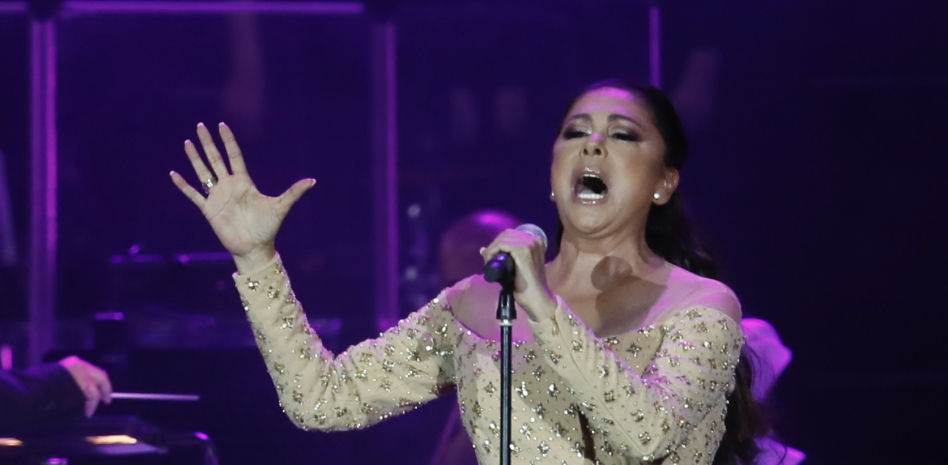 El momento más auténtico de Isabel Pantoja en Barcelona: "Están ya 'jartos' de agua los peces"