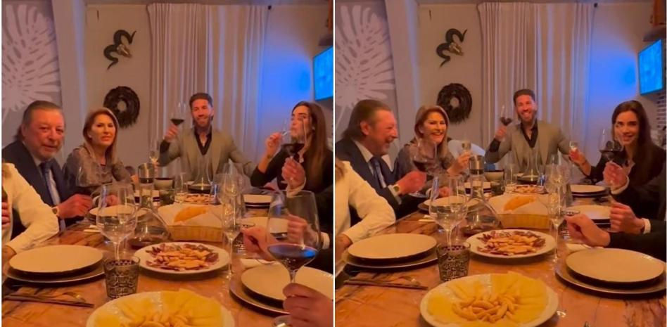 Sergio Ramos y Pilar Rubio pasan el fin de año junto a los padres del futbolista y acaban con todos los rumores
