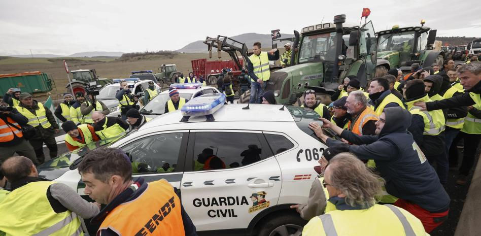 Las tres primeras jornadas de protestas del campo se saldan con 20 detenidos