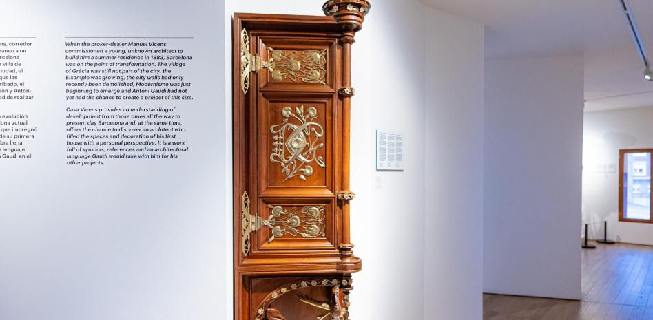 El desconocido armario diseñado por Gaudí que sale a la luz