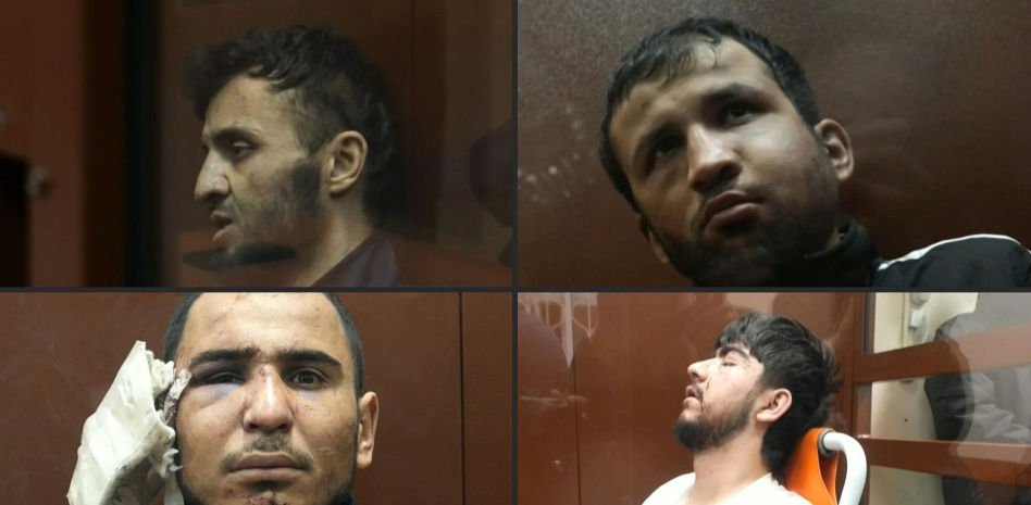 Moscú exhibe a los detenidos y guarda silencio sobre la autoría islamista