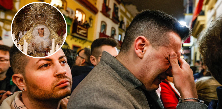 La Madrugá de Sevilla llora en forma de lluvia