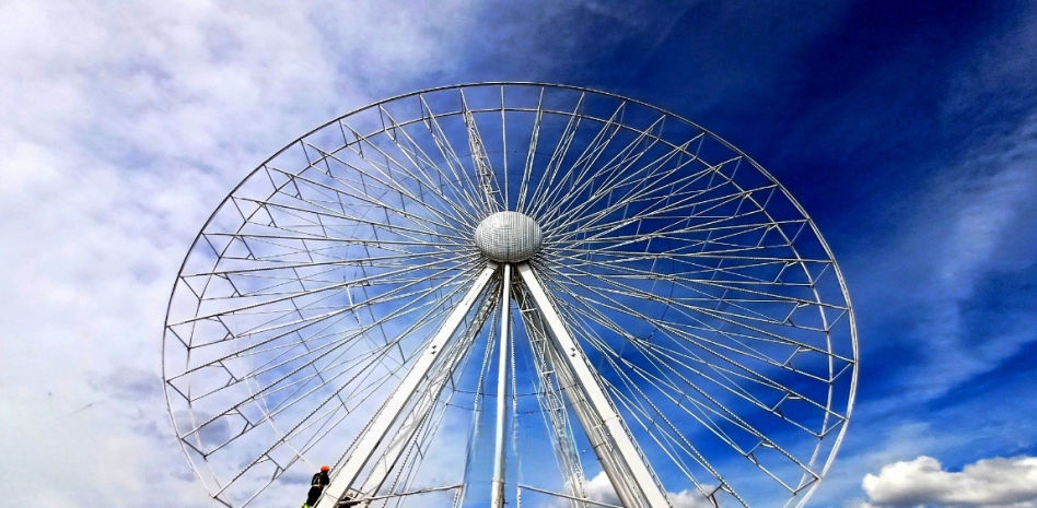 Mira cómo se pone a punto una noria