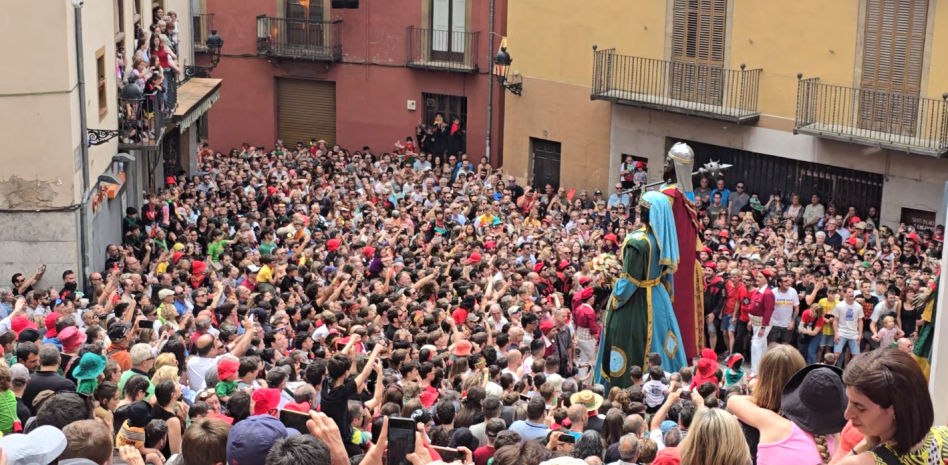 Corpus de fiesta en la Patum de Berga