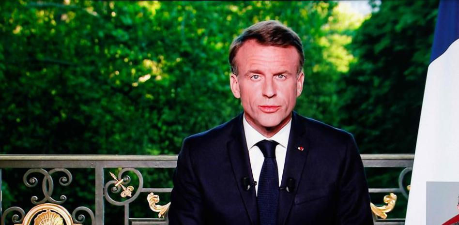 Macron convoca elecciones legislativas anticipadas el 30 de junio y el 7 de julio