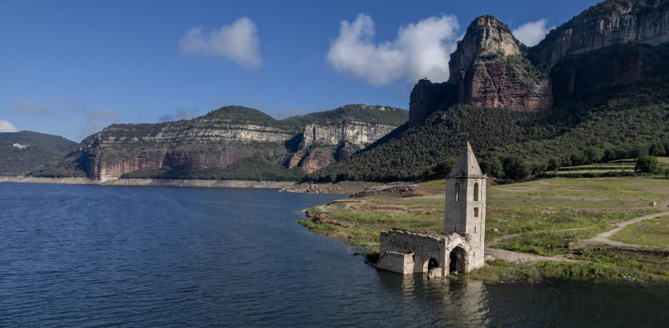 El pantano de Sau se recupera y va camino de cubrir el 40% de su capacidad