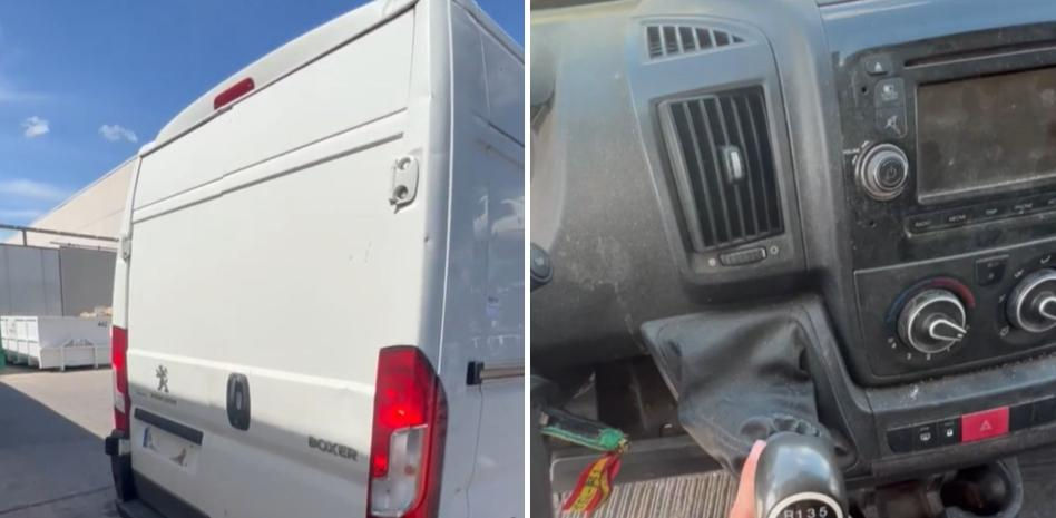 Enseña una furgoneta para desguazar y se encuentra con una sorpresa inesperada: “Os vais a reír un poco”