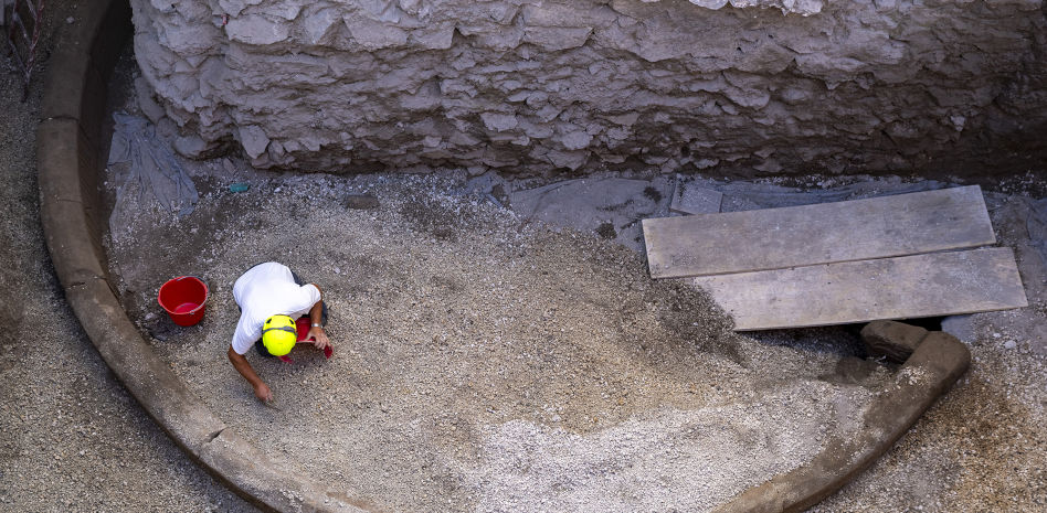 La tumba del prefecto de Hispania descubierta bajo las cenizas de Pompeya