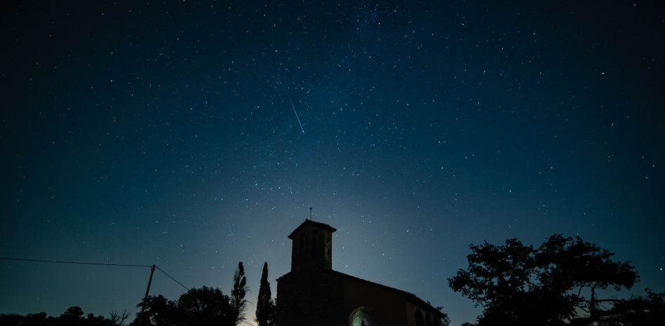 Lluvia de estrellas en Santa Maria de Palau