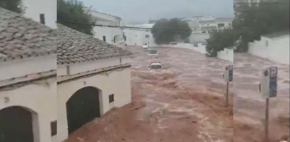 La DANA causa destrozos en Menorca y obliga a desalojar una residencia de ancianos