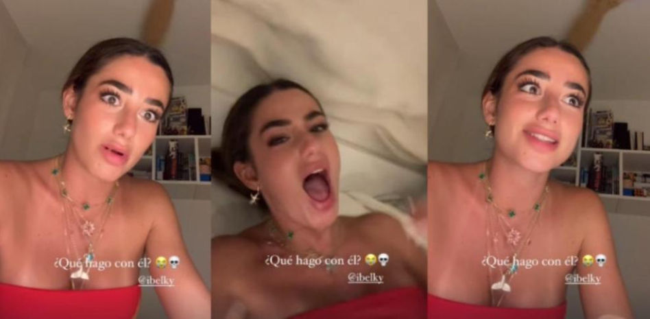 El novio de Lola Lolita le da un susto en directo y la deja al borde de las lágrimas: ''Me cago en ti''